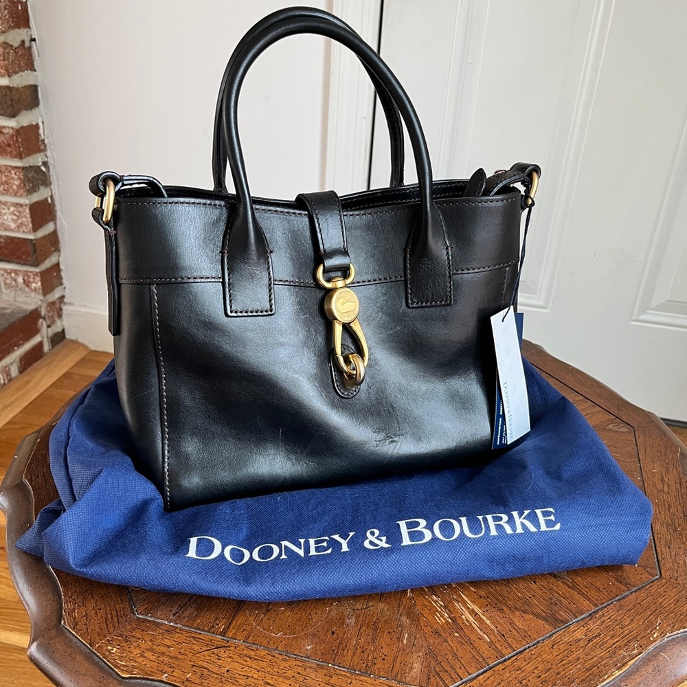 Dooney & Bourke Black Leather Satchel